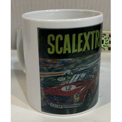 SCALEXTRIC EXIN TRIANG TAZA CON TAMPOGRAFIA CAJA GT104 CIRCUITO MERCEDES BENZ