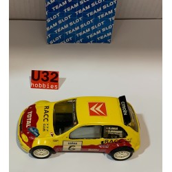 SLOT CAR TEAM SLOT CITROEN SAXO 1600 DANI SOLA-D.MORENO SIN MOTOR Y GUIA