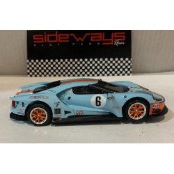SLOT CAR RACER SIDEWAYS SWCAR02D FORD GT 40 -6 GULF 1969 HISTORICAL COLORS LTED.