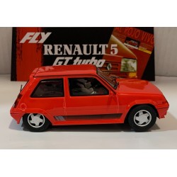 SLOT CAR FLY A2060 RENAULT 5 GT TURBO ROJO STREET CAR