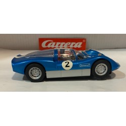 SLOT CAR CARRERA EXCLUSIV 20431 PORSCHE CARRERA 6 -2 AZUL  1/24