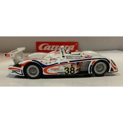 SLOT CAR CARRERA EXCLUSIV 20428 AUDI R8 -38 CHAMPION RACING PLM 2001 1/24