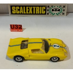SLOT CAR SCX SCALEXTRIC EXIN C-35 FORD GT 40 -2 AMARILLO LIMON