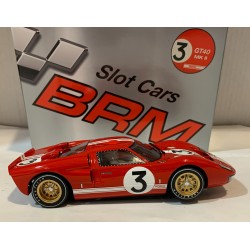SLOT CAR BRM-166  1/24 FORD GT 40 MKII -3 24H.LE MANS 1966 DAN GURNEY-J.GRANT