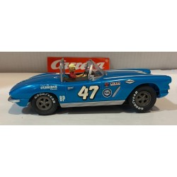 SLOT CAR CARRERA EXCLUSIV 20490 CHEVROLET CORVETTE 1962 -47 B-PRODUCTION   1/24