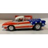 SLOT CAR CARRERA EXCLUSIV 20430 CHEVROLET CORVETTE CONVERT 62 STARS & STRIPES