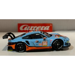 SLOT CAR CARRERA EVOLUTION 27780 PORSCHE 911 RSR -86 SILVERSTONE 2018 GULF