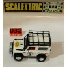 SLOT CAR SCX SCALEXTRIC EXIN STS 2205 LAND ROVER -5 TT 4x4 CAMEL BLANCO