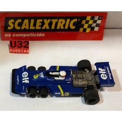 SLOT CAR SCX SCALEXTRIC ALTAYA COCHES MITICOS FORD TYRRELL P34 -3 F1 J.SCHECKTER