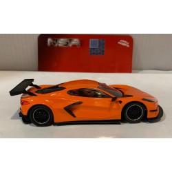 SLOT CAR NSR 0397 CORVETTE C8.R TEST CAR ORANGE
