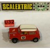 SLOT CAR SCX SCALEXTRIC EXIN C-45 MINI COOPER -12 ROJO CLARO CASCO INTEGRAL