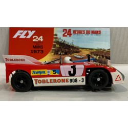 SLOT CAR FLY A2083 PORSCHE 908/3 -3 24H.LE MANS 1973 TOBLERONE J.FERNANDEZ