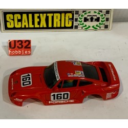 SLOT CAR SCX SCALEXTRIC EXIN CARROCERIA PORSCHE 959 -160 ROJO