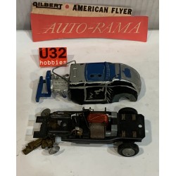 SLOT CAR GILBERT AUTORAMA HOT ROD FLATHEAD PARA RESTAURAR O PARA RECAMBIOS