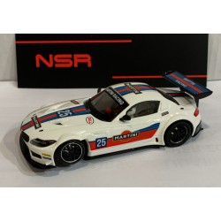 SLOT CAR NSR 0601AW BMW Z4 -25 MARTINI RACING WHITE