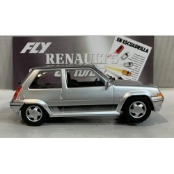 SLOT CAR FLY A2115 RENAULT 5 GT TURBO STREET VERSION SILVER