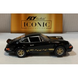 SLOT CAR FLY E2104 PORSCHE 911 CARRERA RS STREET VERSION BLACK GOLD