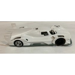 SLOT CAR SCALEAUTO SC-6330 BMW HYBRID GTP HYPERCAR ANGLEWINDER WHITE RACING KIT