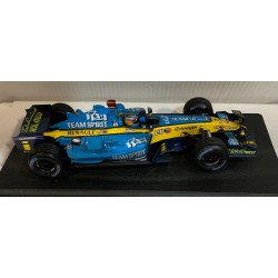 HOT WHEELS  1/18 DIE CAST RENAULT R25 -5 F1 CAMPEON DEL MUNDO 2005 F.ALONSO