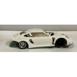 SLOT CAR SCALEAUTO SC-6366 PORSCHE 911 992 MODEL NEW BODY 2025 WHITE RACING KIT