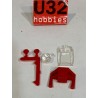 SLOT CAR SUPER SHELLS KIT CARROCERIA FERRARI 158 V8 ROJA