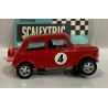 SLOT CAR SCX SCALEXTRIC C-007 MINI COOPER AUSTIN MORRIS -4 ROJO MADE IN FRANCIA