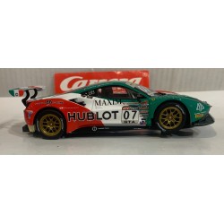 SLOT CAR CARRERA EVOLUTION 27683 FERRARI 488 GT3 -7 SQUADRA CORSE GARAGE ITALIA