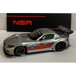 SLOT CAR NSR 0600AW BMW Z4 -24 MARTINI RACING GREY