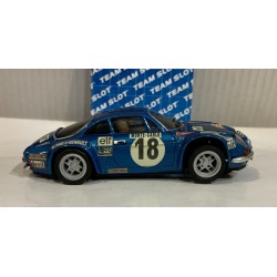 SLOT CAR TEAM SLOT 10701 RENAULT ALPINE A110 -18 RALLY MONTE CARLO J.C.ANDRUET