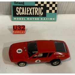 SLOT CAR TRIANG SCALEXTRIC C28  RENAULT ALPINE A310 ROJO -8 ROJO