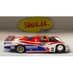 SLOT CAR SLOT.IT CA34D PORSCHE 962C 85 -3 LE MANS 1987 S.GOODYEAR-B.ADAM-SPENARD