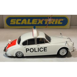 SLOT CAR SUPERSLOT H4420 JAGUAR MKII POLICE EDITION SCALEXTRIC UK
