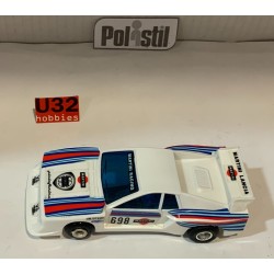 SLOT CAR POLISTIL A125 LANCIA BETA MONTECARLO -698 MARTINI RACING