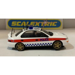 SLOT CAR SCX SUPERSLOT H4429 SUBARU IMPREZA WRX POLICE EDITION  SCALEXTRIC UK
