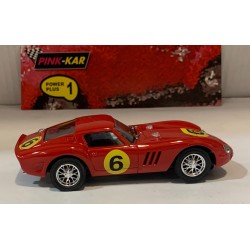 SLOT CAR PINK KAR CV057 FERRARI 250 GTO -6 JOHN SURTEES 1962