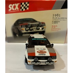 SLOT CAR SCX SCALEXTRIC 62330  AUDI QUATTRO -5 LOMBARD RAC RALLY 1981 H.MIKKOLA
