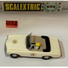 SLOT CAR SCX SCALEXTRIC EXIN C-33 MERCEDES 250 SL SPORT -28 RACE TUNED BLANCO