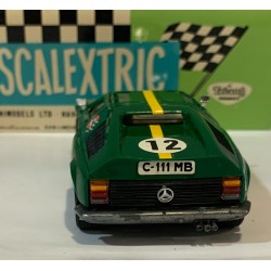 SLOT CAR SCX SCALEXTRIC EXIN C-44 MERCEDES WANKEL C111 VERDE RACE TUNED
