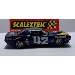 SLOT CAR SCX SCALEXTRIC 6442 PLYMOUTH AAR CUDA -42