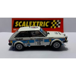 SLOT CAR SCX SCALEXTRIC 6386 TALBOT SUNBEAM LOTUS -16 HENRI TOIVONEN-PAUL WHITE