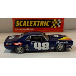 SLOT CAR SCX SCALEXTRIC 6358 PLYMOUTH AAR CUDA -48