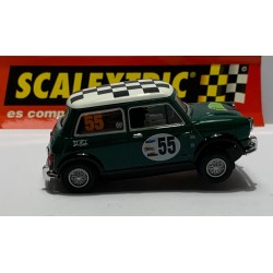 SLOT CAR SCX SCALEXTRIC 6396 MINI COOPER -55 VERDE