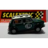 SLOT CAR SCX SCALEXTRIC 6396 MINI COOPER -55 VERDE