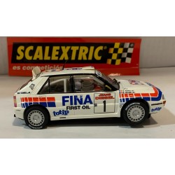 SLOT CAR SCX SCALEXTRIC 6454 LANCIA DELTA HF -1 FINA D.AURIOL-B.OCCELLI