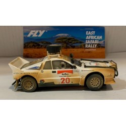 SLOT CAR FLY A2030 LANCIA 037 -20 SAFARI RALLY 1986 CRITICOS-KRAVOS EFECTO BARR0