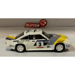 SLOT CAR SLOTER 9505 OPEL MANTA 400 -3 OFICIAL TEAM GUY FREQUELIN-TILBER
