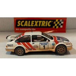 SLOT CAR SCX SCALEXTRIC 65050 FORD SIERRA COSWORTH -1 McRAE DIRT EFFECT