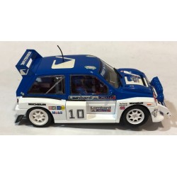 SLOT CAR SCALEAUTO SC-6315R MG METRO 6R4 -10 RAC RALLY '85 COMPUTERVISION ARTHUR