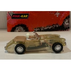 SLOT CAR PINK KAR AUSTIN HEALEY 3000 TRANSPARENTE LIMITED EDITION