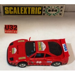 SLOT CAR SCX SCALEXTRIC  EXIN TYCO 8345 FERRARI F40 -60 CLUB SCALEXTRIC 1994